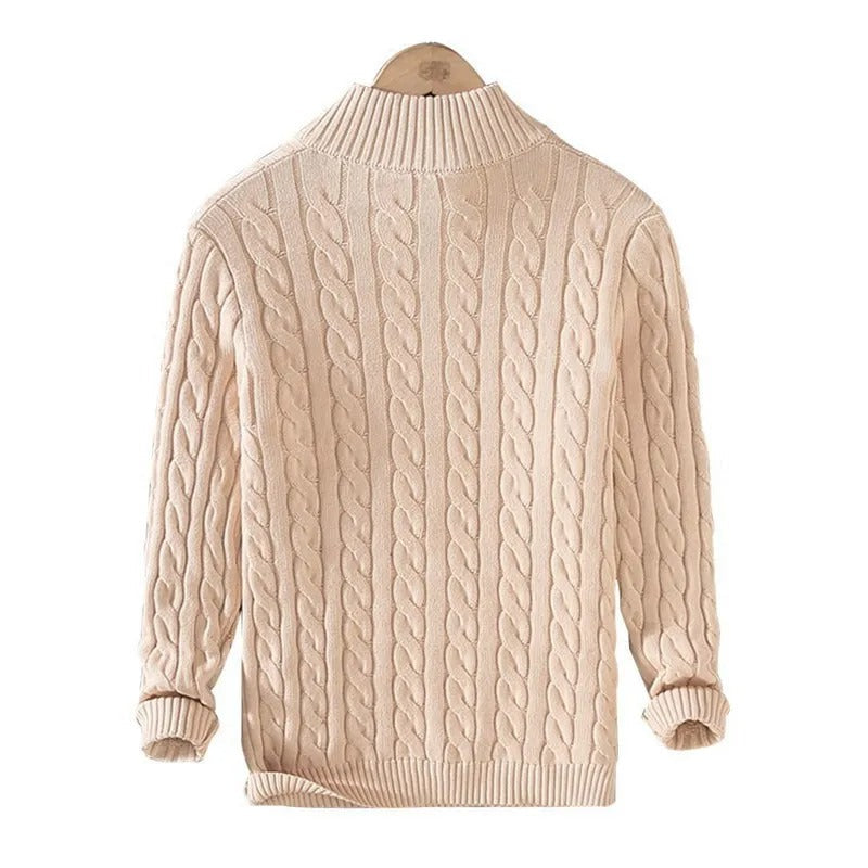 Half-Zip Vintage Sweater