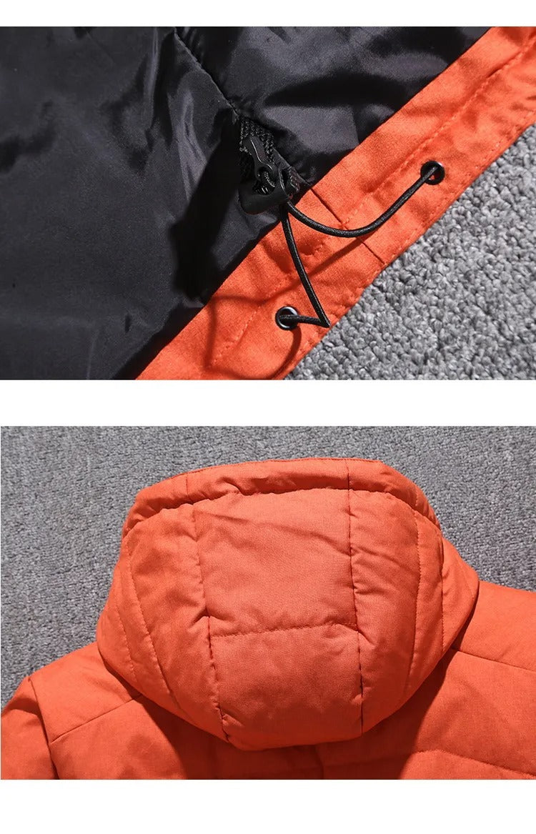 Winter Mens White Duck Down Jacket