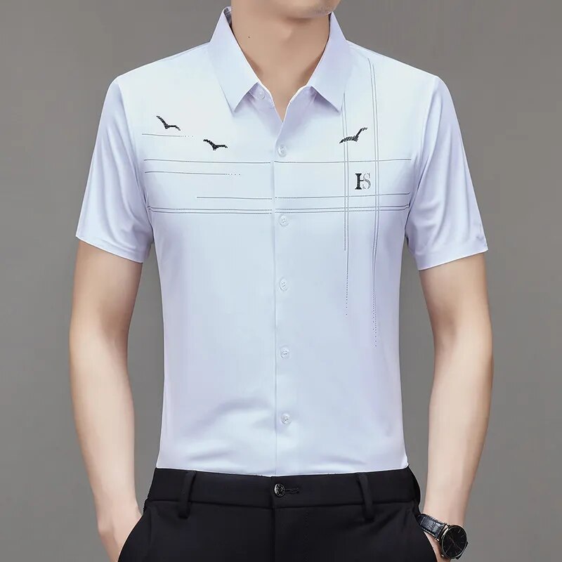 Ice Silk Business Shirt