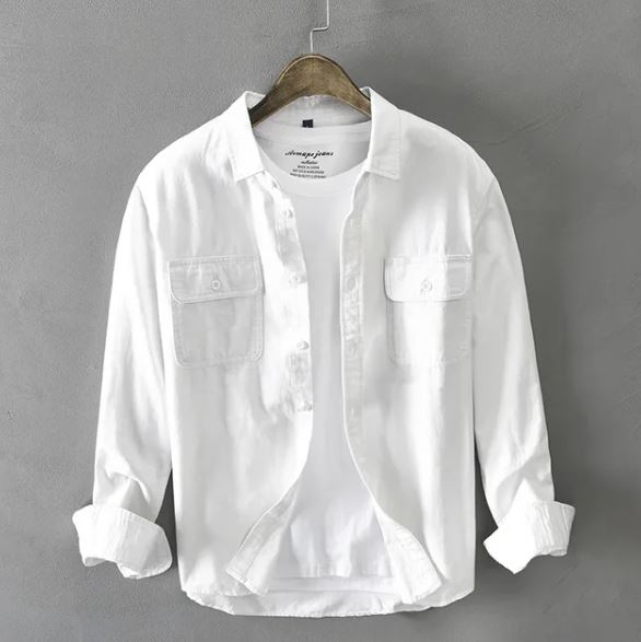 Vintage Cotton Long Sleeve Shirt